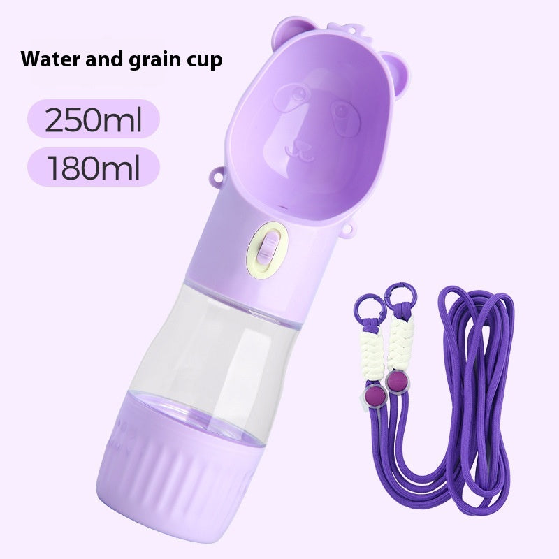 2-in-1 Portable Dog Water Bottle