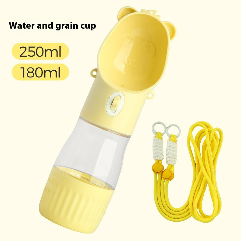 2-in-1 Portable Dog Water Bottle